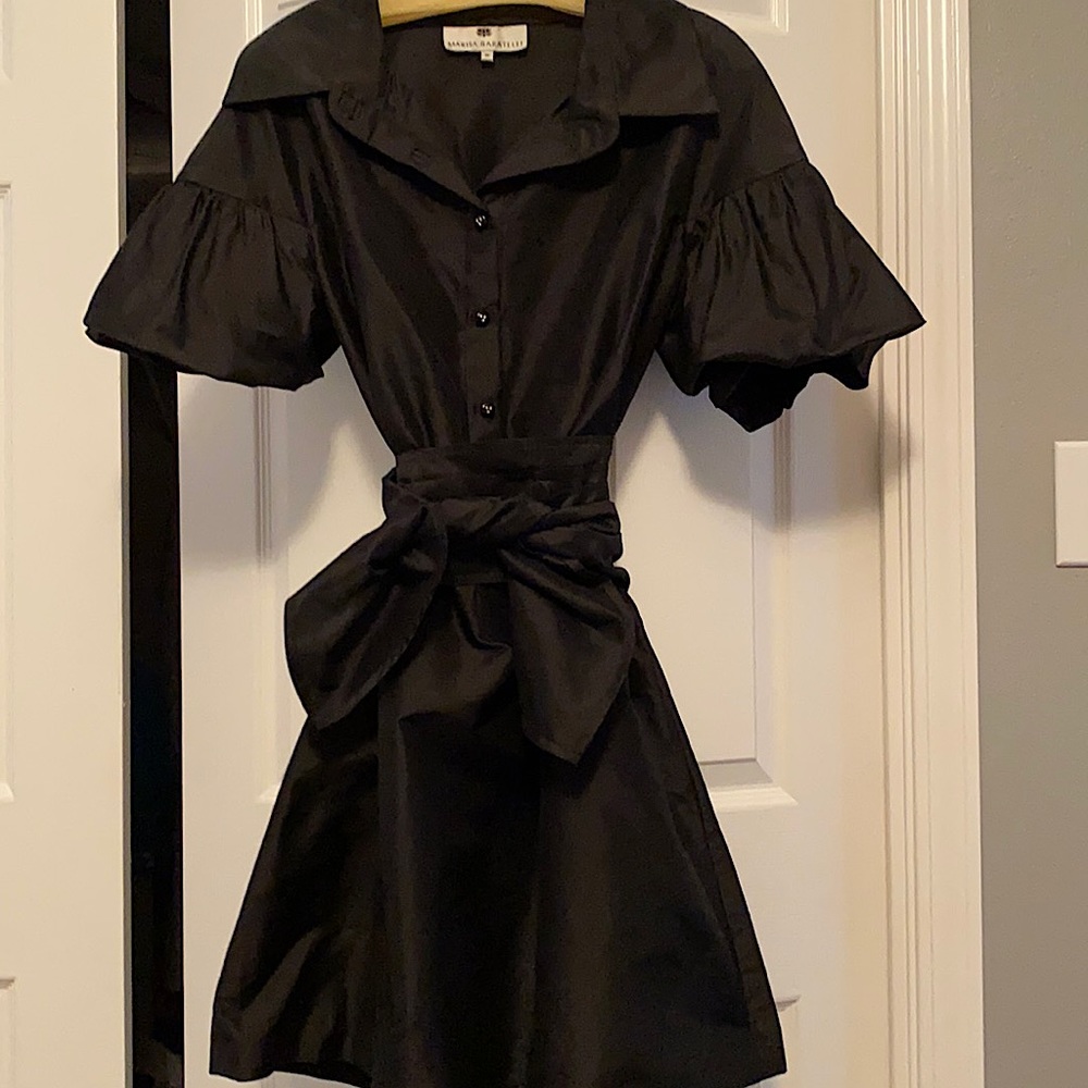 Black cocktail dress.